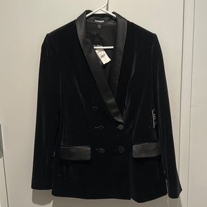 Express - Velvet Tuxedo Jacket size Small NWT